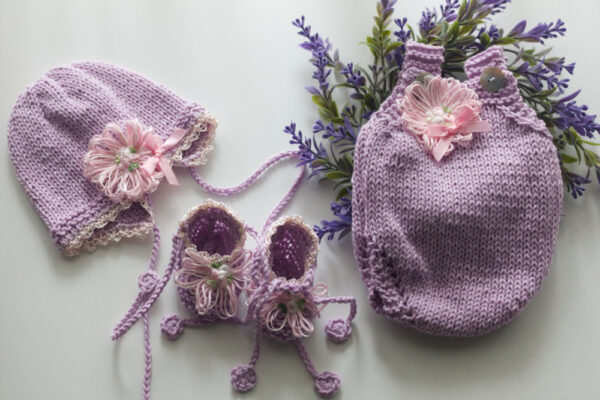 Lilac Daisy Onesie 15-16