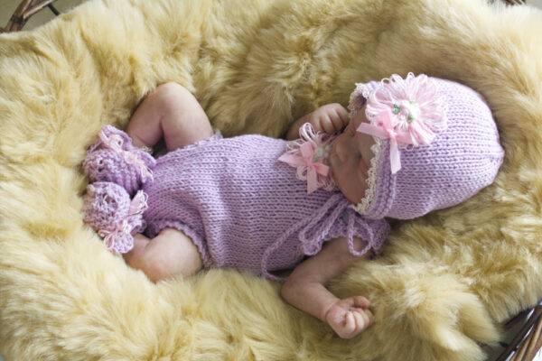 Lilac Daisy Onesie 15-16 - Image 2