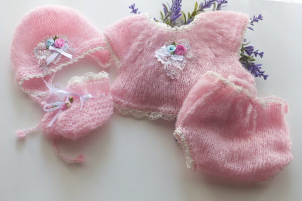 Top Set Mohair pink 15-17