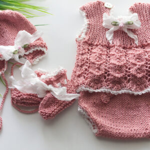 Singlet Dress Set Rose pink 15-16