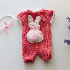 Onesie Bunny Pink 8-9
