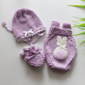Lilac Bunny Onesie Set 13
