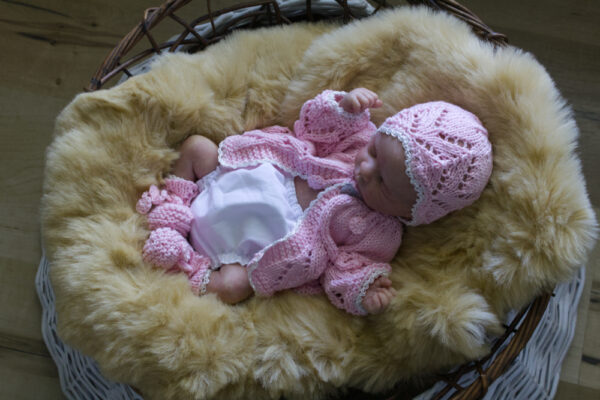 Lace Jacket Pink Set 16 - Image 3