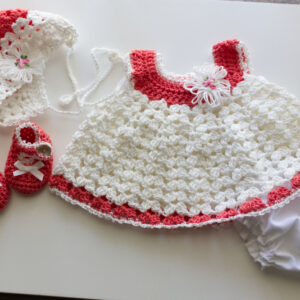 Crochet dress set 15-16