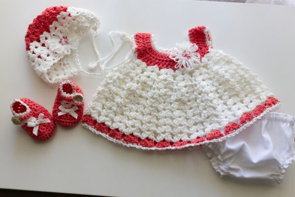 Crochet dress set 15-16
