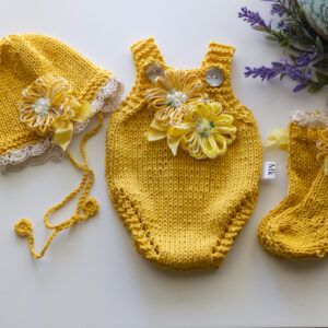 Mustard Daisy Onesie 15-16