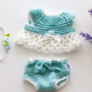 Teal Diaper set 8-9