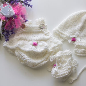 White Tutu Onesie Set 13