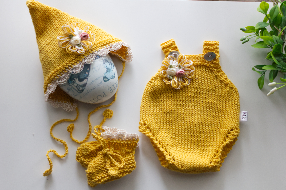 Mustard Pixie Onesie 15-16