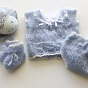 Blue Mohair Singlet Dress Set 15-16