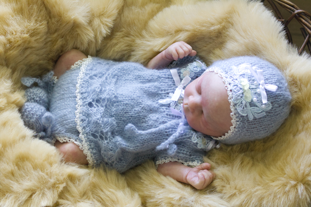 Blue Mohair Singlet Dress Set 15-16 - Image 2