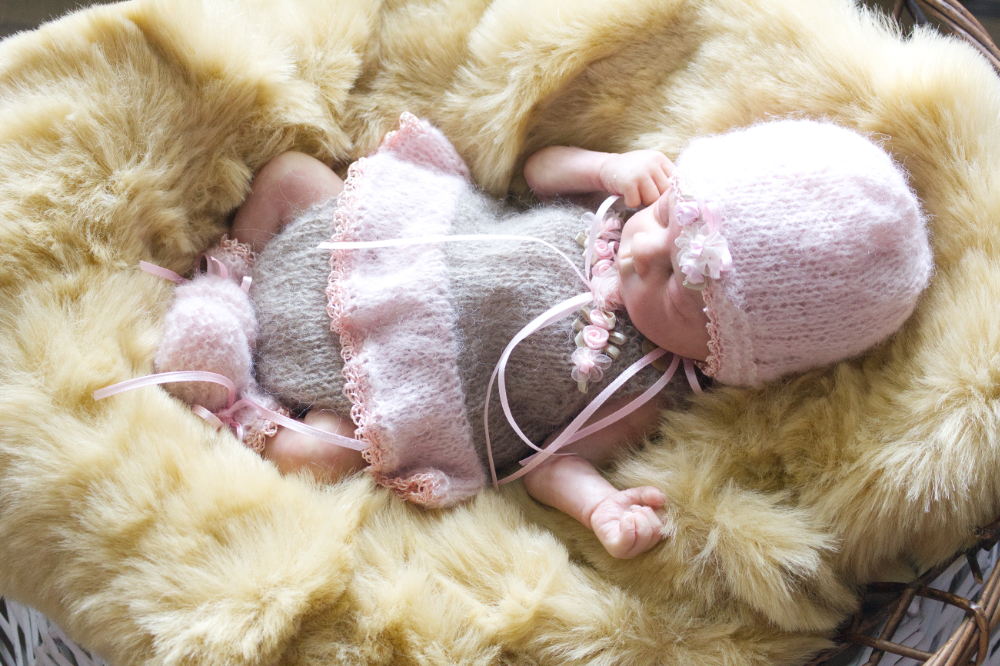 Beige & Pink Tutu Onesie 15-16 inch - Image 2