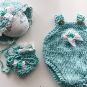 Teal Tab Onesie Set 15-16