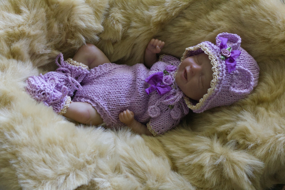 Lilac Mouse Onesie Set 13 - Image 2