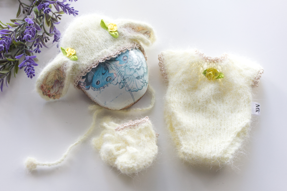 Lemon Bunny Onesie Set 12