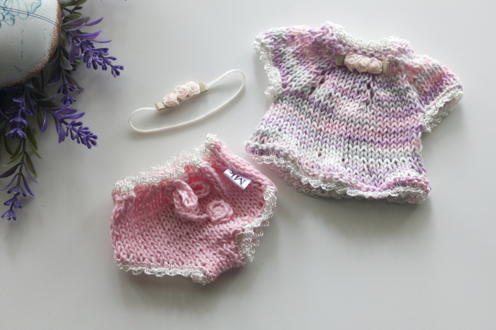 Top Set and flower headband 10-11