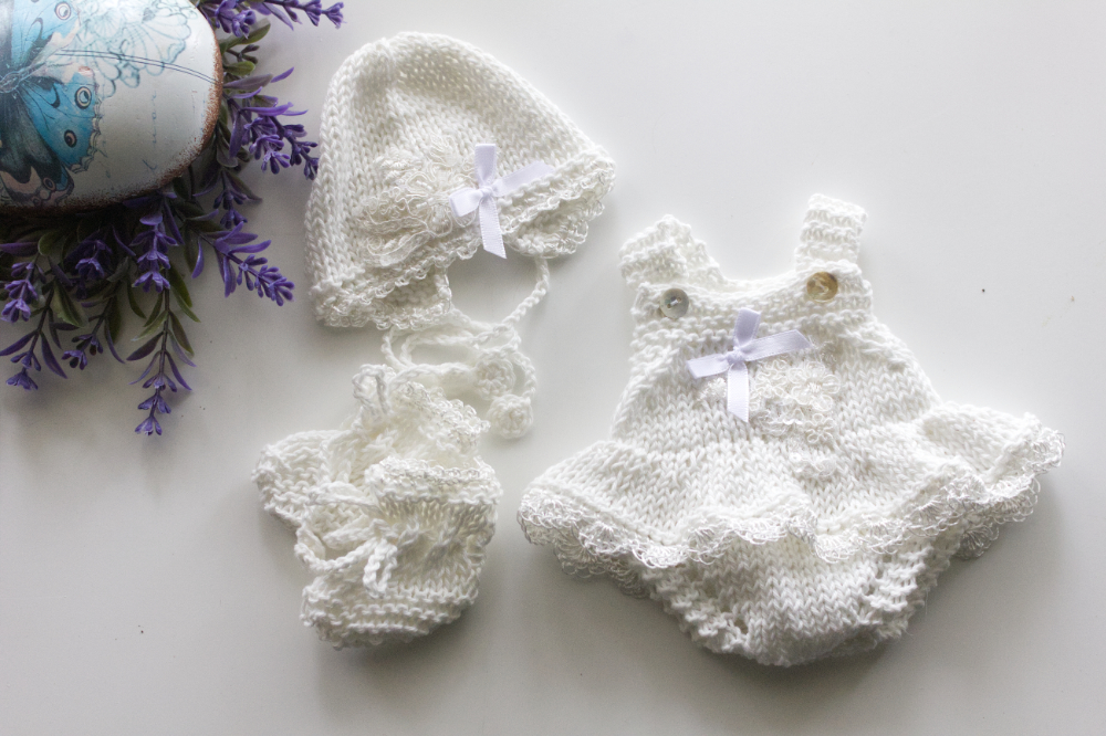 White Tutu Onesie Set 13 inch