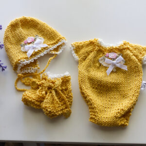 Mustard Onesie Set 13 inch