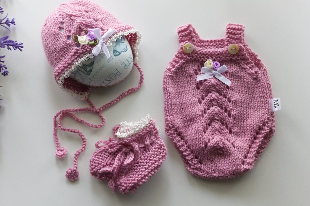 Dusty Rose Pattern Onesie 15-16