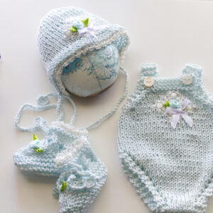 Soft Mint Onesie Set 14 inch