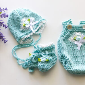 Teal Onesie Set 13 inch