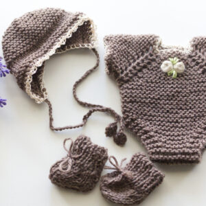 Chocolate Onesie  Set 10 inch Dolls