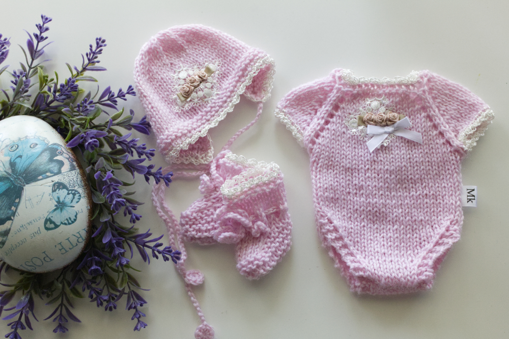 Lilac Pink Onesie Set 13 inch CHUBBY