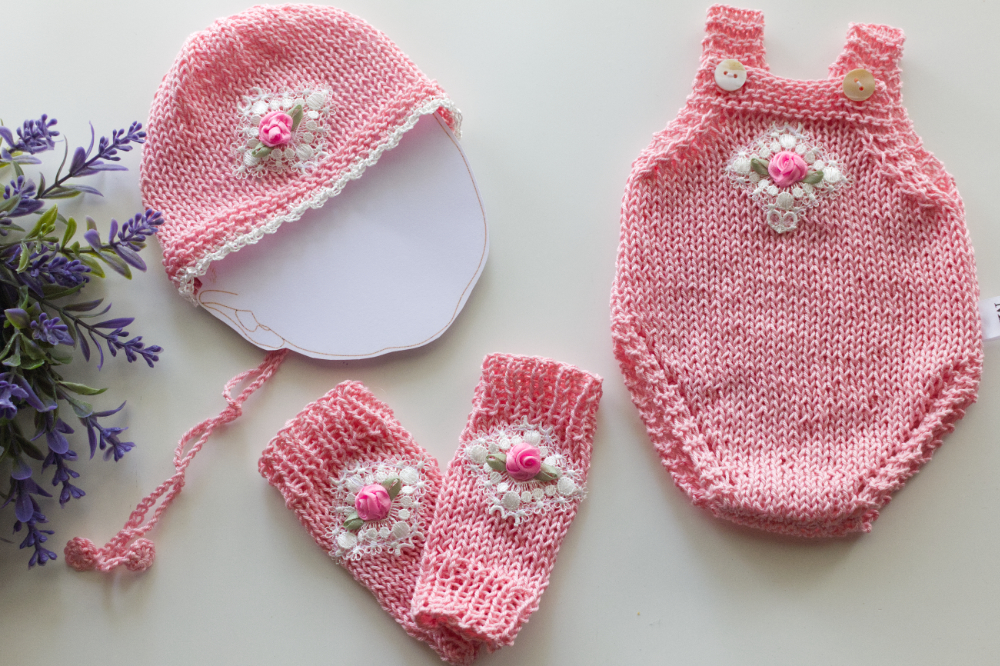 Pink Tab Onesie Set 15-16