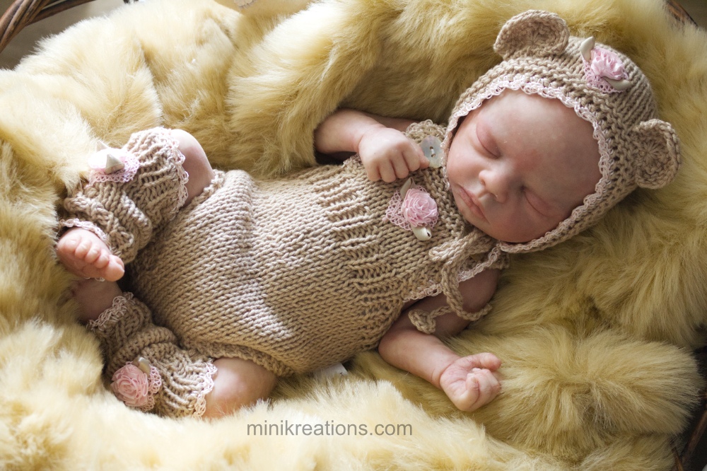 Brown Bib Onesie 15-16 - Image 2