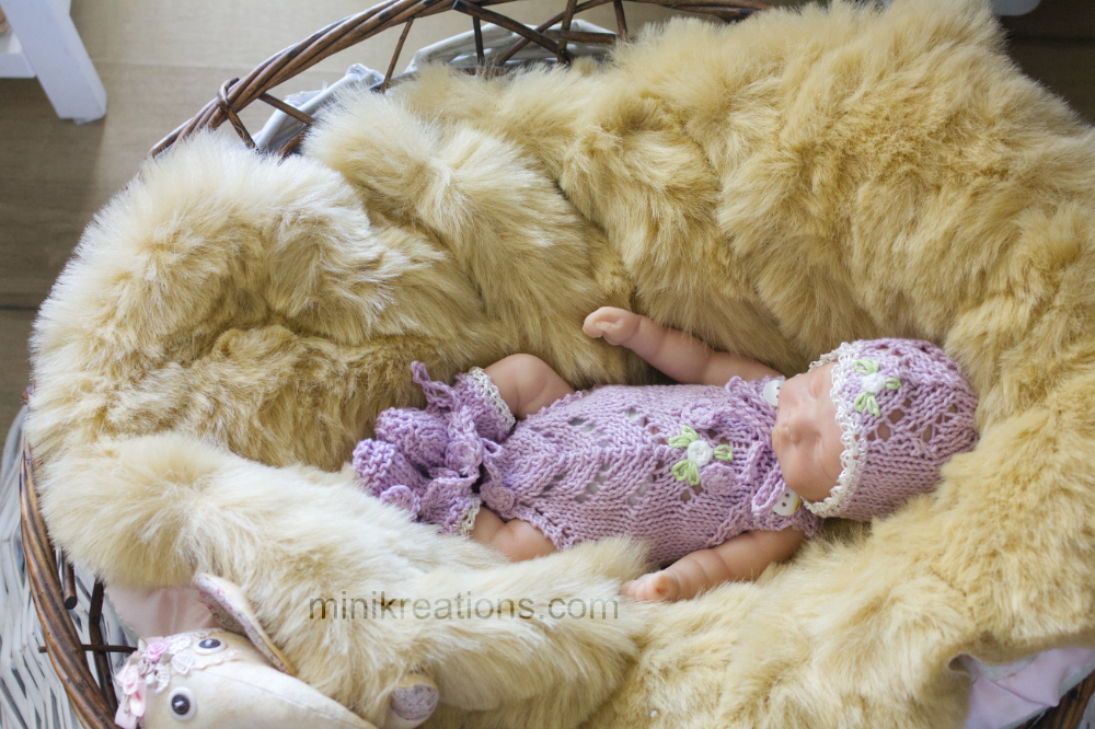 Lilac patterned Onesie 10 - Image 2