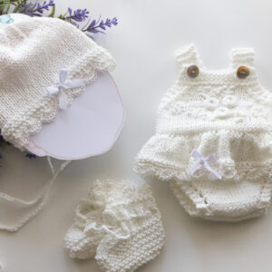 White Tutu Embroidered Onesie 15-16